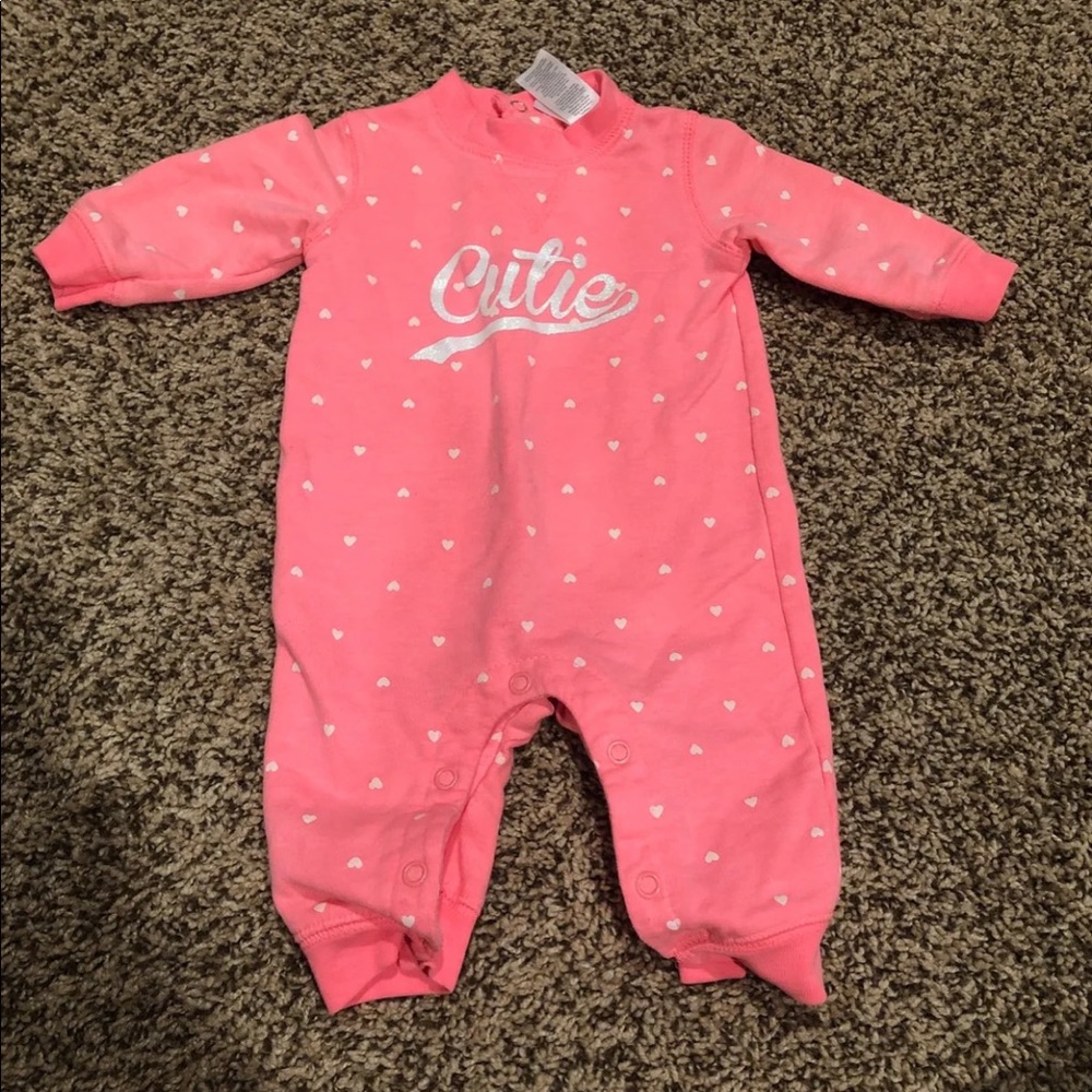 Pink Carters Romper